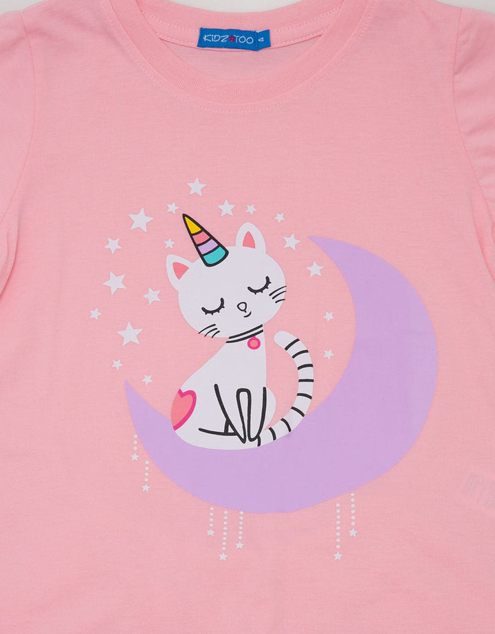 Kidz Too Top - Bottom Set Catcorn Moon