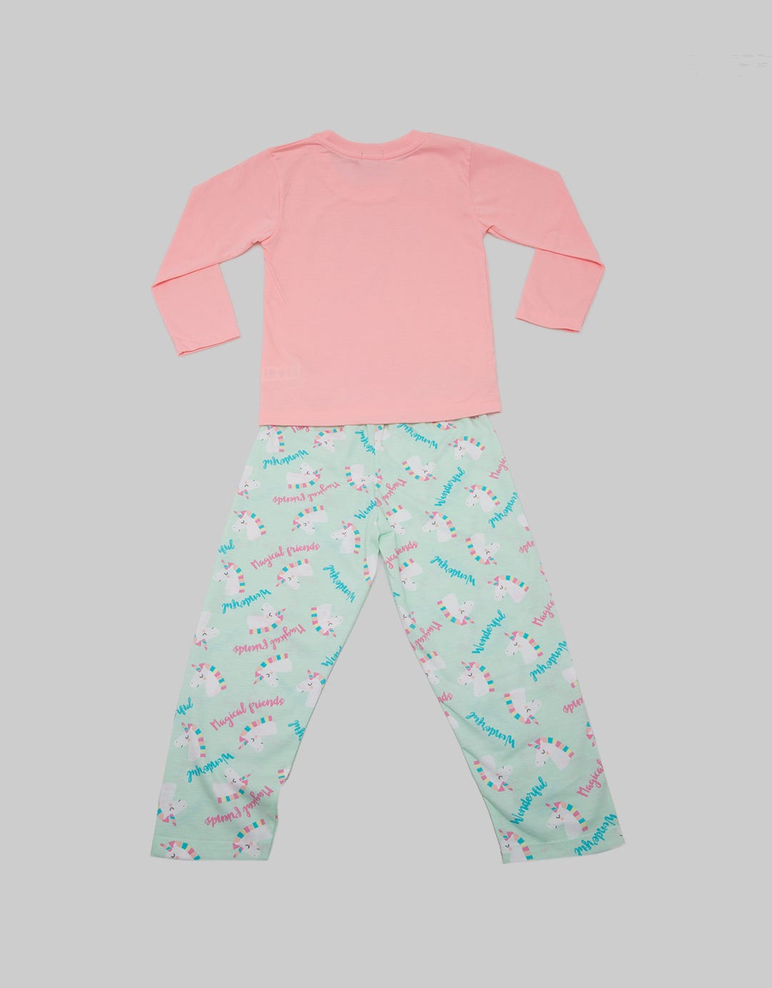 Kidz Too Top - Bottom Set Unicorn Celana Print Magic