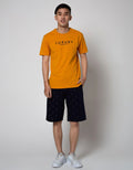 Nevada Short Pants Rib Bottom Print Thunder
