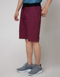 Nevada Short Pants Rib Print Stripe