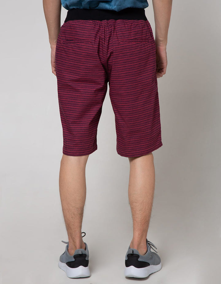 Nevada Short Pants Rib Print Stripe