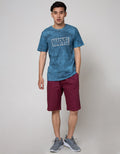 Nevada Short Pants Rib Print Stripe