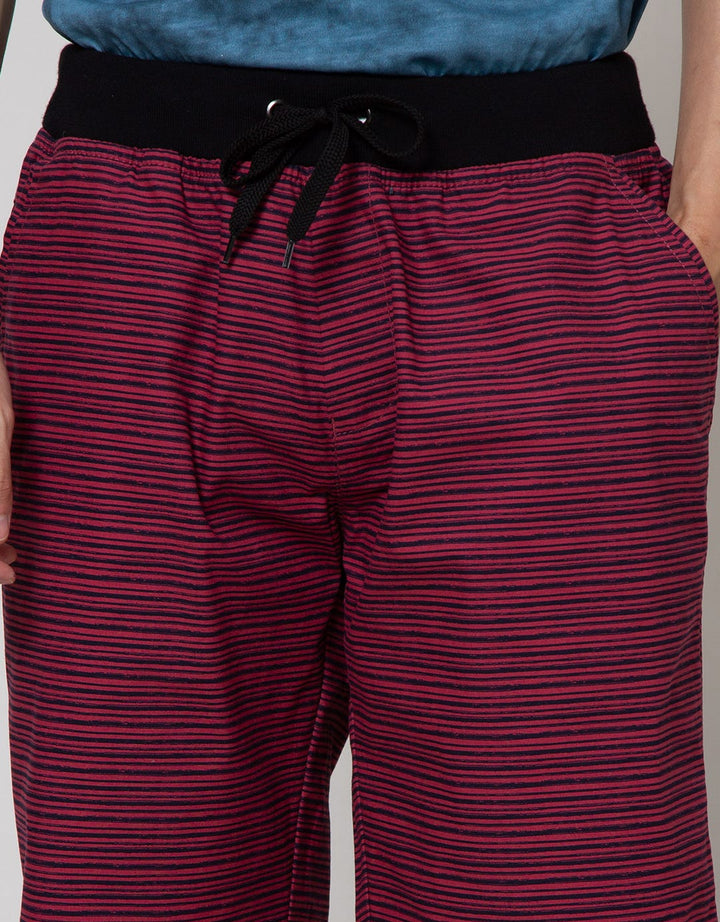 Nevada Short Pants Rib Print Stripe