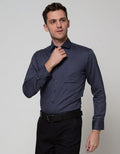 Stanley Adams Long Sleeve Shirt Print Slim
