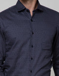Stanley Adams Long Sleeve Shirt Print Slim
