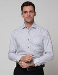 Stanley Adams Long Sleeve Shirt Print Slim