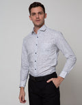 Stanley Adams Long Sleeve Shirt Print Slim