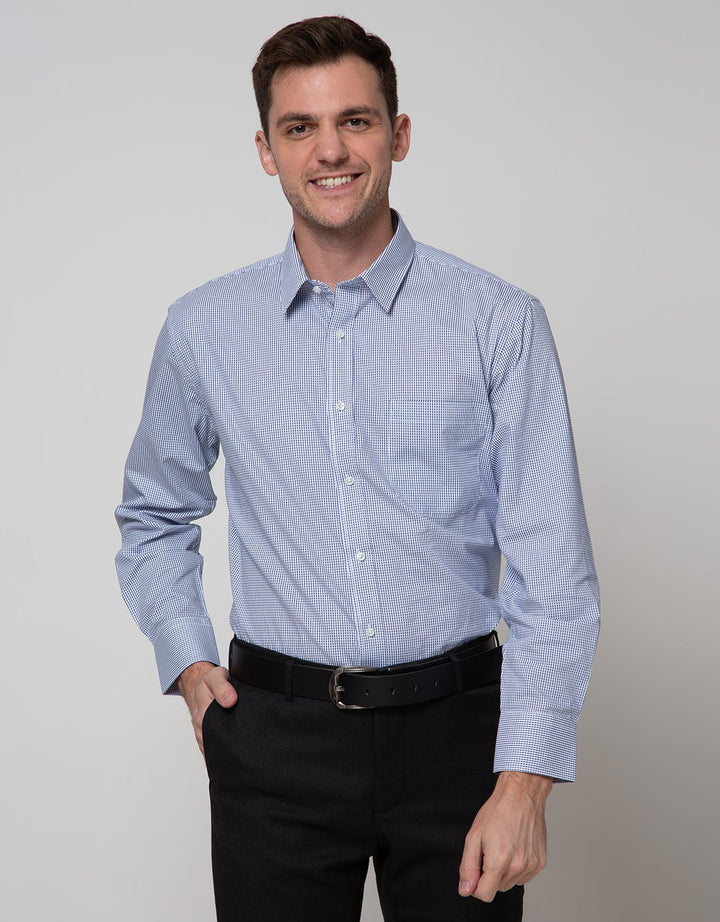 Stanley Adams Long Sleeve Shirt Print Regular