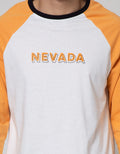 Nevada Long Sleeve Raglan T-Shirt Print Logo Brand