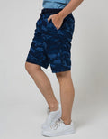 Nevada Short Pants Rib Bottom Print Tie Dye