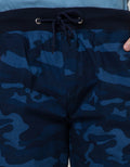 Nevada Short Pants Rib Bottom Print Tie Dye