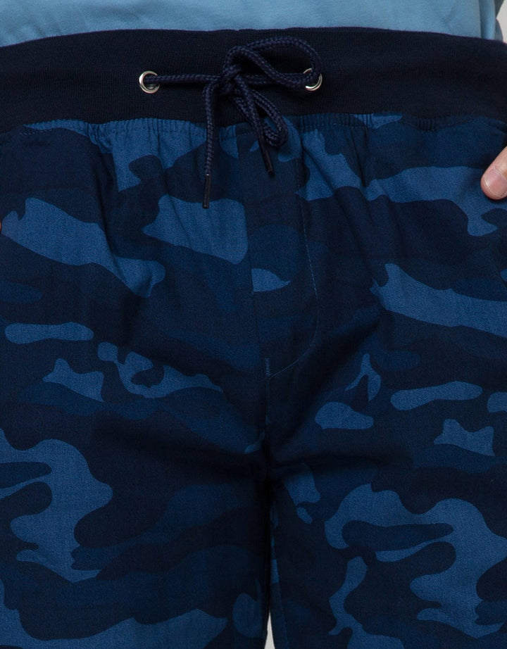 Nevada Short Pants Rib Bottom Print Tie Dye