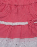 Pipiniko Midi Skirt Twill With Lace