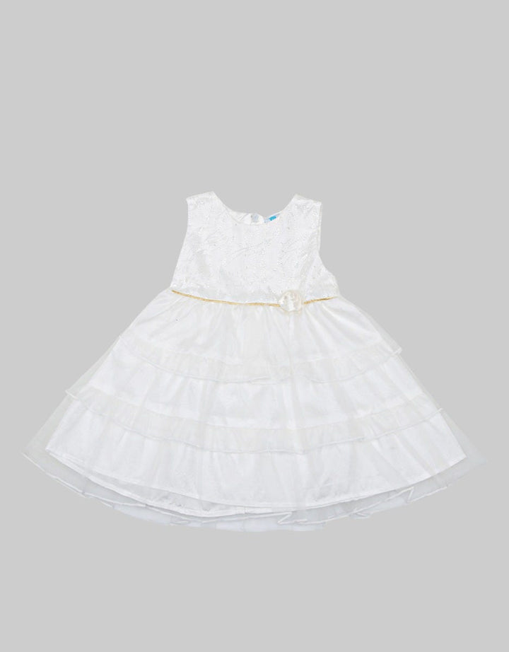 Pipiniko Short Sleeve Midi Dress Party Tier