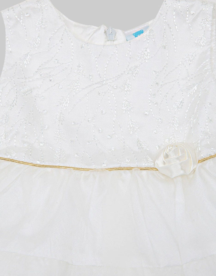 Pipiniko Short Sleeve Midi Dress Party Tier