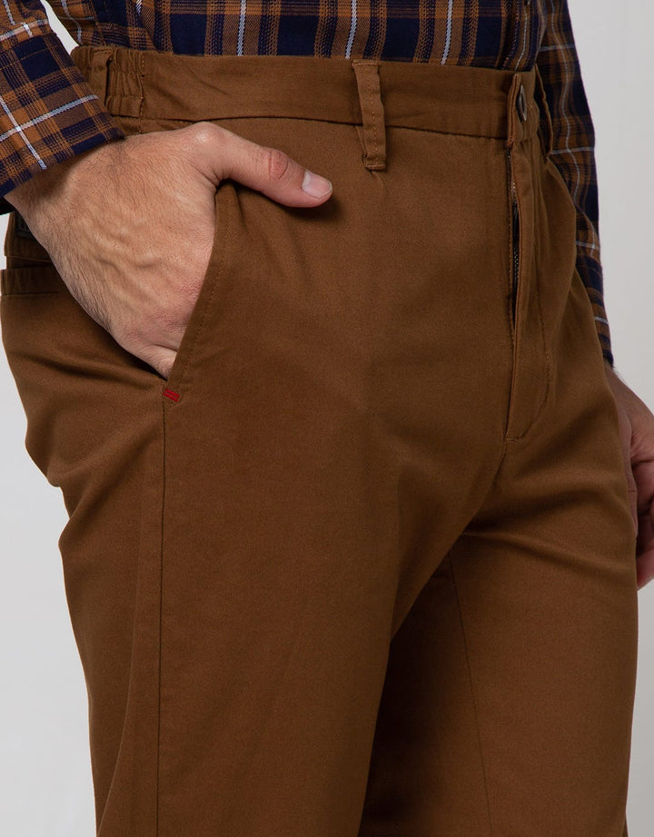 Details of Long Pants Fashion With Elastic Band On Waist 