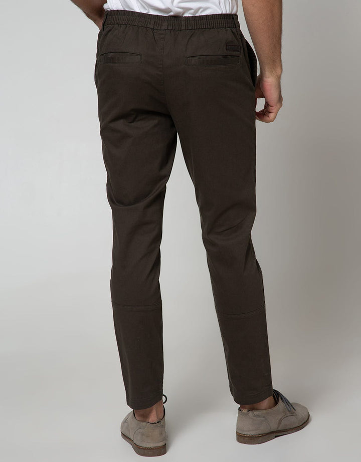 Details of Long Pants Fashion With Elastic Band On Waist 