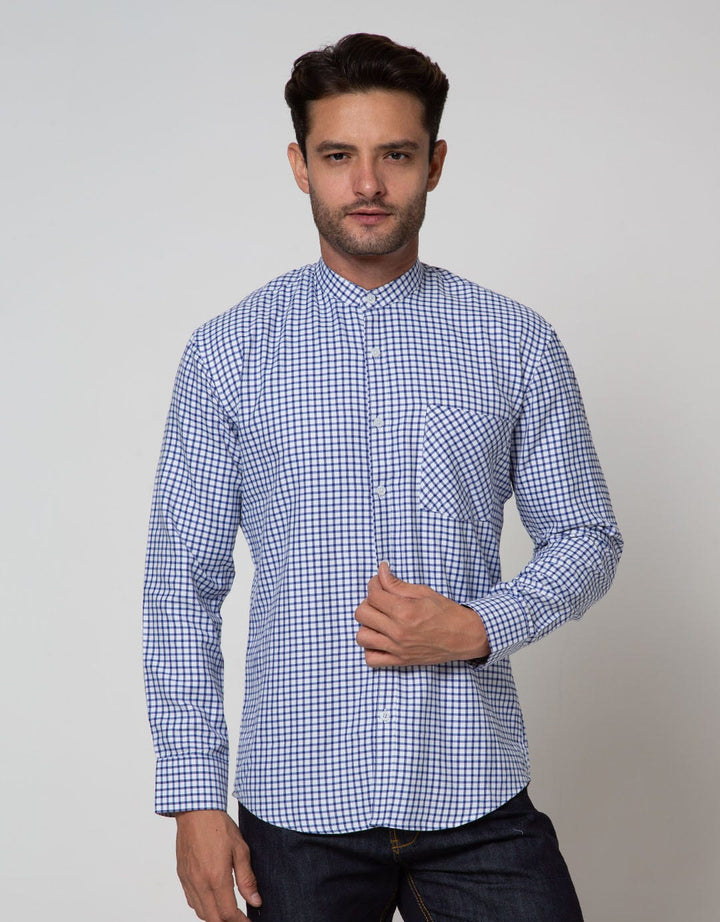 Details Long Sleeve Shirt Checks