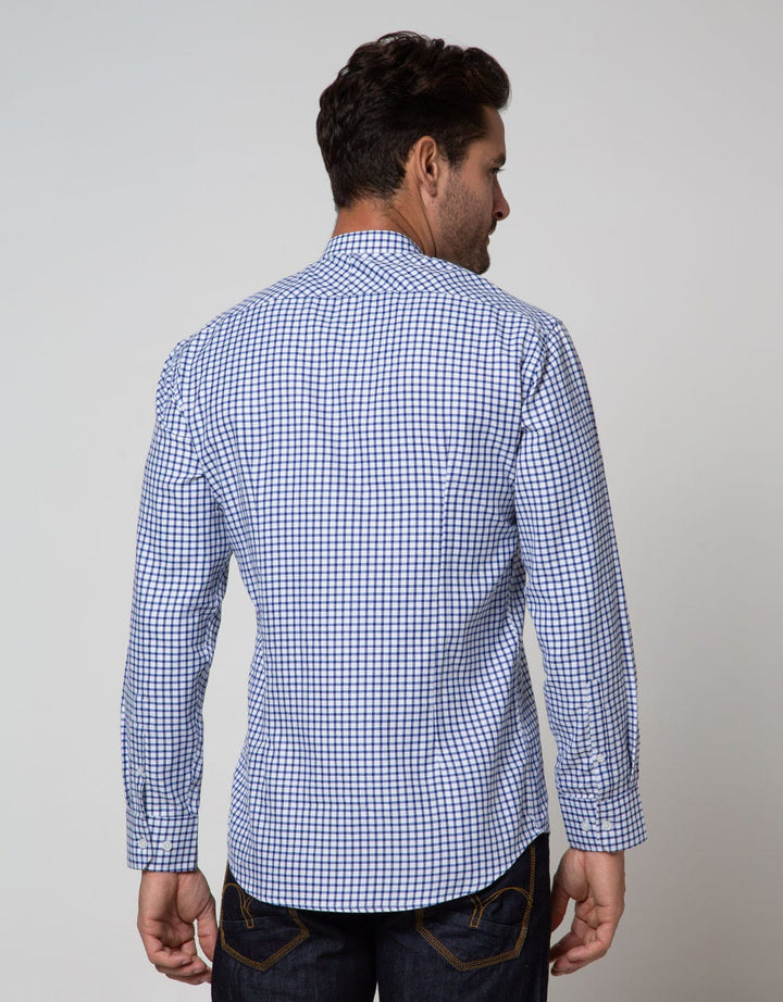 Details Long Sleeve Shirt Checks