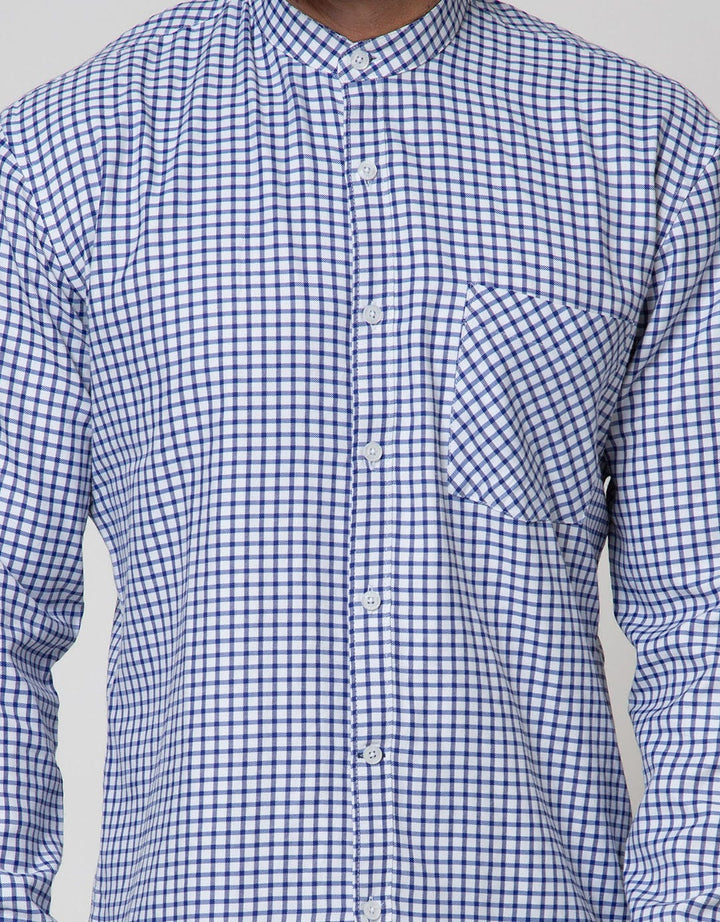 Details Long Sleeve Shirt Checks