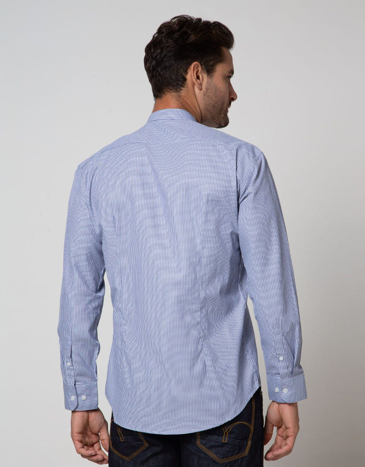 Details Long Sleeve Shirt Stripes