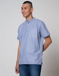 Details Short Sleeve Shirt Stripes