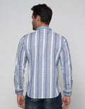 Details Long Sleeve Shirt Print Stripes