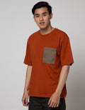 Details Short Sleeve T-Shirt Neck Solid Pocketing