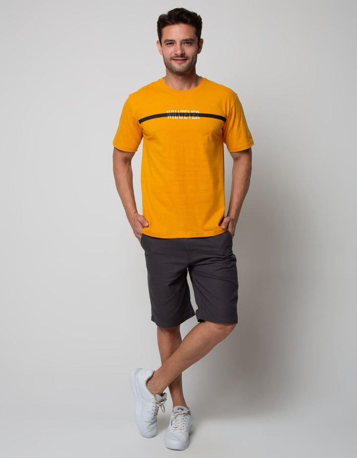 Details Short Sleeve T-Shirt Print Line