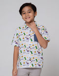 Little M Short Sleeve Shirt Print Dino Ball