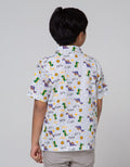 Little M Short Sleeve Shirt Print Dino Ball