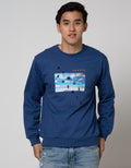 Details Atmospheric Photoprint Jumper Neck Sweatshirt