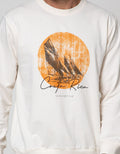 Details Costa Rica Ship Print Long Sleeve Jumper Sweatshirt