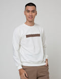 Details Sweatshirt Jumper Long Sleeve Round Neck Print Emboss Boundless