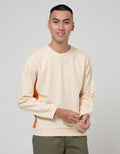 Details Sweatshirt Jumper Round Neck Cut N Sewn