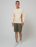 Details Sweatshirt Jumper Round Neck Cut N Sewn