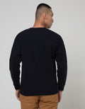 Details of Sweatshirt Jumper Round Neck Mix Fabric