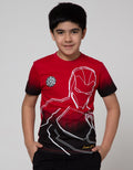Marvel Ironman Contrast Head T-Shirt