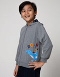 Little M Jacket Terry Dino Bordir Roar