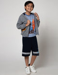 Little M Jacket Terry Dino Bordir Roar