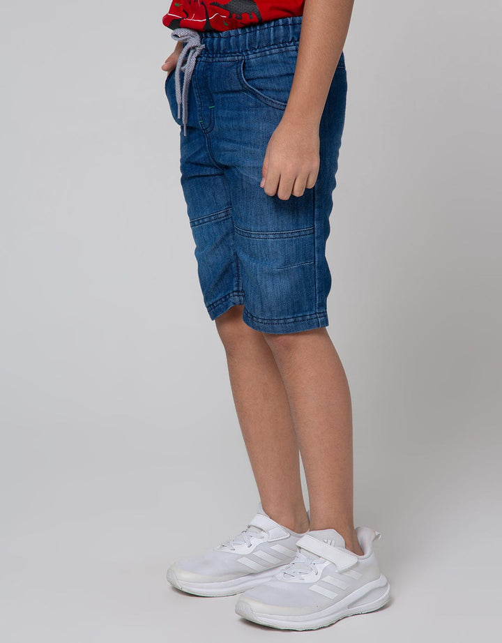Little M Denim Shorts Karet Destroyed