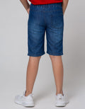 Little M Denim Shorts Karet Destroyed