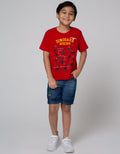 Little M Denim Shorts Cut N Sewn Dino Bordir