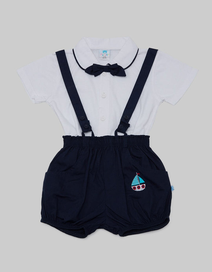 Pipiniko Short Jumpsuit Newborn Set Boys Dasi