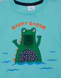 Pipiniko Short Sleeve T-Shirt Happy Gator Aplikasi
