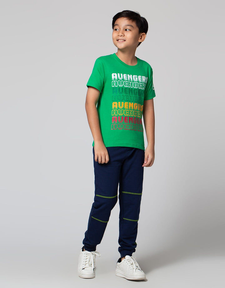 Marvel T-Shirt Avengers Tulisan Warna Anak Kaki-Laki