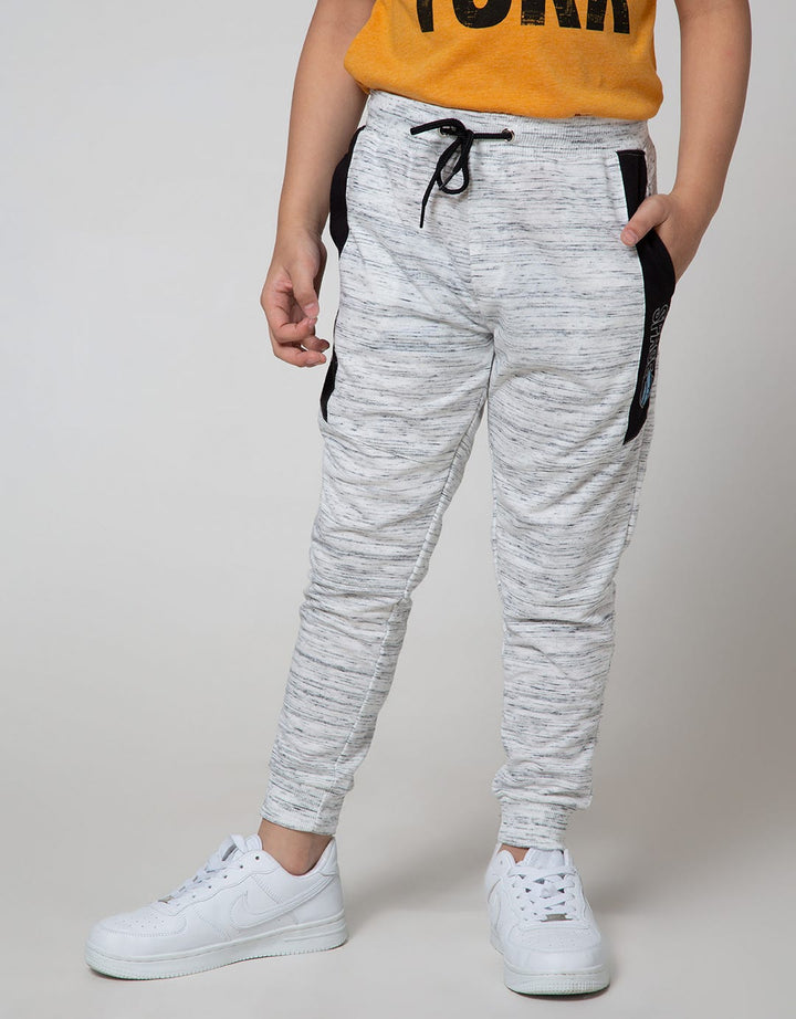 Aero Jogger Knitting Melange Space Round Plane