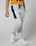 Aero Jogger Knitting Melange Space Round Plane