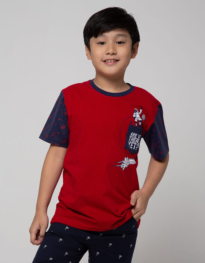 Aero Short Sleeve T-Shirt Print Combet Space There Yet