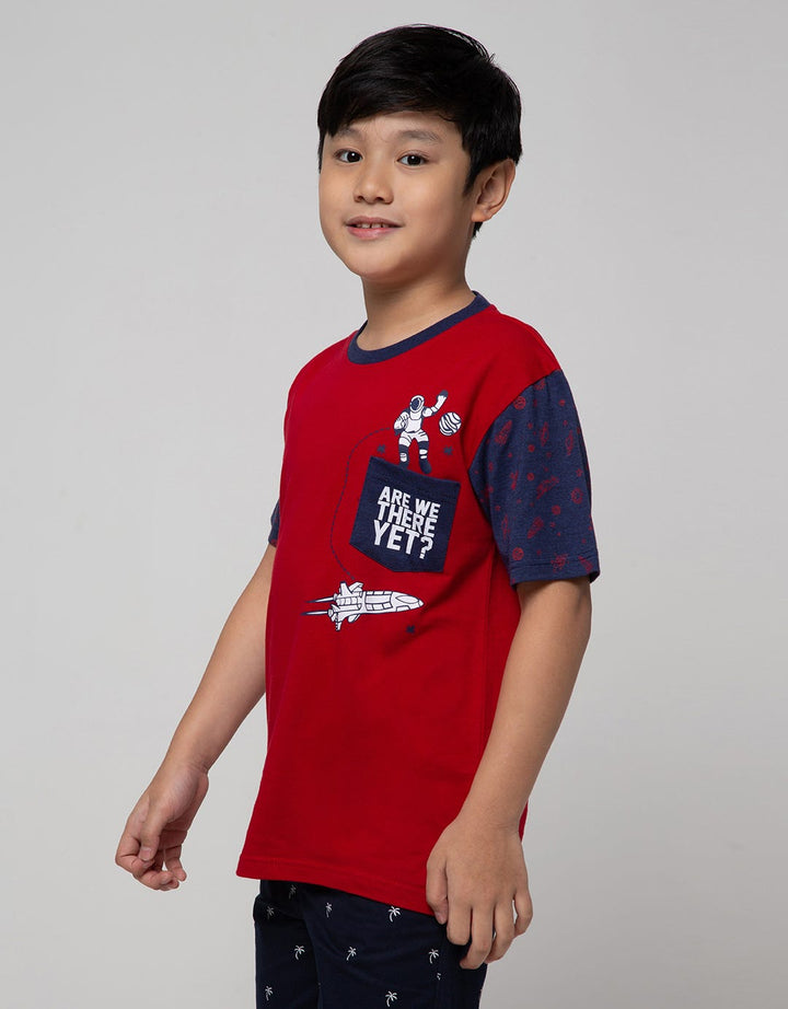 Aero Short Sleeve T-Shirt Print Combet Space There Yet